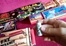 Sute de articole pirotehnice ilegale, confiscate din magazinul unui chinez, la Gura Humorului