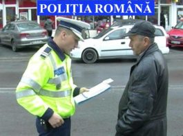 acțiune polițiști pietoni