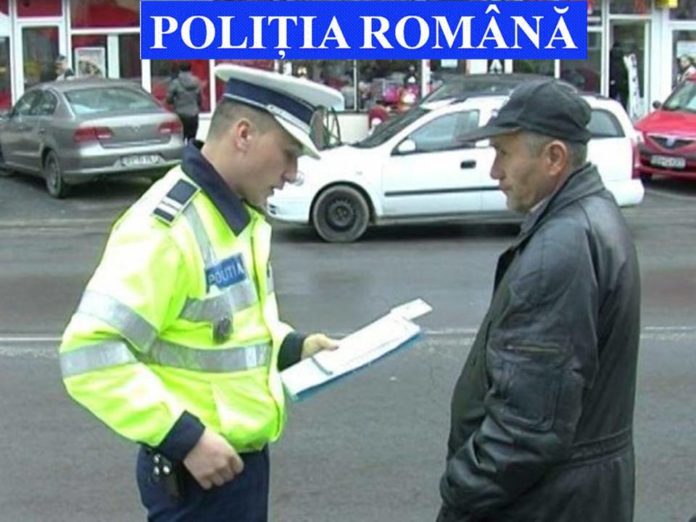 acțiune polițiști pietoni